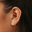 Tiny Bunny Head Threadless Flat Back Earring, 20,18,16ga, 5-10mm Unisex, Surgical Steel SHEMISLI SS979