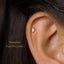 Tiny Opal Marquise Threadless Flat Back Earring, 20,18,16ga, 5-10mm Unisex, Surgical Steel SHEMISLI SS733