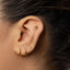 Tiny Sad Depressed Face Emoji Threadless Flat Back Earring, 20,18,16ga, 5-10mm Unisex, Surgical Steel SHEMISLI SS1038