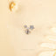 Tiny Triple Star Threadless Flat Back Earring, 20,18,16ga, 5-10mm Unisex, Surgical Steel SHEMISLI SS854