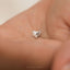Tiny Fox Head Threadless Flat Back Earring, 20,18,16ga, 5-10mm Unisex, Surgical Steel SHEMISLI SS1074