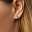 Tiny Ghost Threadless Flat Back Earring, 20,18,16ga, 5-10mm Unisex, Surgical Steel SHEMISLI SS1132