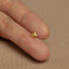Tiny Flame Fire Threadless Flat Back Earring, 20,18,16ga, 5-10mm Unisex, Surgical Steel SHEMISLI SS1095