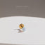 Tiny 3mm Opal Ball Threadless Flat Back Earring, 20,18,16ga, 5-10mm Unisex, Surgical Steel SHEMISLI SS587