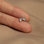 Tiny Pinky Promise Threadless Flat Back Earring, 20,18,16ga, 5-10mm Unisex, Surgical Steel SHEMISLI SS1062