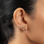 Tiny Pinky Promise Threadless Flat Back Earring, 20,18,16ga, 5-10mm Unisex, Surgical Steel SHEMISLI SS1062
