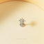 Tiny Star Threadless Flat Back Earring, 20,18,16ga, 5-10mm Unisex, Surgical Steel SHEMISLI SS902