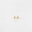 Tiny CZ Stud Earring, Super Dainty Diamond Stud, Unisex, Gold, Silver SHEMISLI SS072