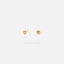 Tiny 3D Pentagon Stud Earring, Unisex, Gold, Silver SHEMISLI SS257