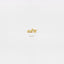 CZ Tiny Bar Stud Earring, Cuboid Rectangle Shape Studs, Unisex, Gold, Silver SHEMISLI SS012