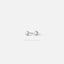 White Opal Bezel Stud Earring, Gold Earring, Unisex, Gold, Silver SHEMISLI - SS098