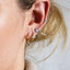 Evil Eye CZ Stud Earring, Protection Stud, Unisex, Gold, Silver SHEMISLI - SS049