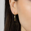 Dainty Baguette Chain Stud, White, Emerald, Turquoise, Sapphire, Black, Unisex, Gold, Silver SHEMISLI SS332, SS302, SS303, SS304, SS305