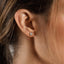 Evil Eye CZ Stud Earring, Protection Stud, Unisex, Gold, Silver SHEMISLI - SS049