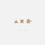Tiny White Stone Flower Stud, Unisex, Gold, Silver SHEMISLI - SS039, SS040, SS321
