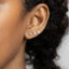 Tiny White Stone Flower Stud, Unisex, Gold, Silver SHEMISLI - SS039, SS040, SS321