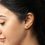 Tiny Sapphire Stone Flower Stud, Unisex, Gold, Silver SHEMISLI - SS244, SS246, SS324