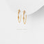 Clover CZ Dangle Stud, Flower Earring, Unisex, Gold, Silver SHEMISLI SS149
