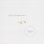 Tiny CZ Butterfly Stud Earring, Unisex, Gold, Silver SHEMISLI - SS043
