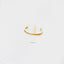 Stud Lobe cuff earring, Unisex, Gold, Silver SHEMISLI - SS053