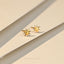 Tiny Star Stud Earring, Starburst Stud, Celestial Earrings for Stacking Unisex, Gold, Silver SHEMISLI - SS032