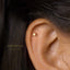 Tiny Cube Studs Earring, Unisex, Gold, Silver, With Screw Cube End Back SHEMISLI - SS661