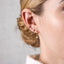 Tiny Star Stud Earring, Starburst Stud, Celestial Earrings for Stacking, Unisex, Gold, Silver SHEMISLI - SS032