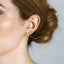 Small 3mm CZ Stud, White, Emerald, Turquoise, Unisex, Gold, Silver SHEMISLI - SS073, SS087, SS091