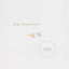 Tiny CZ Butterfly Stud Earring, Unisex, Gold, Silver SHEMISLI - SS043