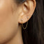 Clover Studs for Two Piercings, White, Emerald, Turquoise, Sapphire, Black, Unisex, Gold, Silver SHEMISLI SS147, SS317, SS318, SS319, SS320