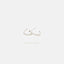 Pearl Hoop Stud Earring, Unisex, Gold, Silver SHEMISLI SS312