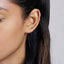 Emerald CZ Stud Earring, Unisex, Gold, Silver SHEMISLI SS163