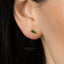 CZ Baguette Stud Earring, White Emerald Turquoise Sapphire Black Opal, Unisex, Gold, Silver SHEMISLI SS217 SS218 SS284 SS285 SS286 SS287