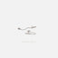 Bar With Chain Stud Earring, Unisex, Gold, Silver SHEMISLI SS363