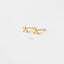 Cross Studs Earring, Unisex, Gold, Silver SHEMISLI SS015