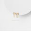 Tiny Bar CZ Stud Earring, Unisex, Gold, Silver SHEMISLI SS145, SS265, SS266, SS267, SS268