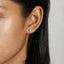 5 Leaf CZ Star Flower Stud Earring, Unisex, Gold, Silver SHEMISLI SS321