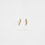 Tiny Lightning Stud Earring, Unisex, Gold, Silver SHEMISLI - SS860 LR
