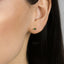 Tiny Marquise Stone Stud, White Emerald Turquoise Sapphire Black Opal, Unisex, Gold, Silver SS211, SS212, SS274, SS275, SS276, SS277