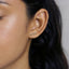 Dainty Round Bar Stud Earring, Unisex, Gold, Silver SHEMISLI SS011