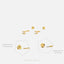 White CZ Stud 1.5, 2, 2.5, 3mm, Unisex, Gold, Silver SS221 SS072 SS158 SS073 Butterfly End, SS463 SS464 SS465 SS466 Screw Ball End (Type A)