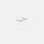 3 Star Earring, Unisex, Gold, Silver SHEMISLI - SS254 Butterfly End, SS759 Screw Ball End (Type A)
