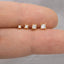 White CZ Stud 1.5, 2, 2.5, 3mm, Unisex, Gold, Silver SS221 SS072 SS158 SS073 Butterfly End, SS463 SS464 SS465 SS466 Screw Ball End (Type A)