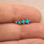 Turquoise Stud 1.5, 2, 2.5, 3mm Unisex, Gold, Silver SS223 SS090 SS185 SS091 Butterfly End, SS471 SS472 SS473 SS471 Screw Ball End (Type A)