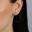 Super Tiny Emerald CZ Stone Stud, Unisex, Gold, Silver SHEMISLI - SS232 Butterfly End, SS965 Screw Ball End (Type A)