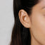 Simple Chain Helix Earring With Screw Ball End (Type B), Unisex, Gold, Silver SHEMISLI SS865 (Type A Ball End)