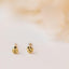 Tiny Ladybug Stud Earring, Unisex, Gold, Silver SS811 Butterfly End, SS812 Screw Ball End (Type A)