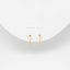 Simple Chain Helix Earring With Screw Ball End (Type B), Unisex, Gold, Silver SHEMISLI SS865 (Type A Ball End)