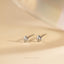 Tiny Ladybug Stud Earring, Unisex, Gold, Silver SS811 Butterfly End, SS812 Screw Ball End (Type A)