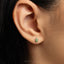 Tiny Green Sea Turtle Stud Earring, Unisex, Gold, Silver SS813 Butterfly End, SS814 Screw Ball End (Type A) LR